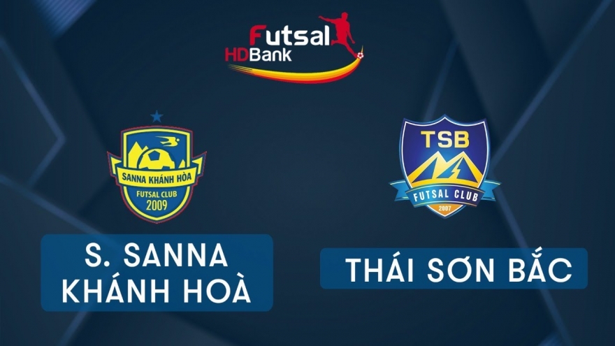 Xem trực tiếp Futsal HDBank VĐQG 2020: Sanna Khánh Hòa - Thái Sơn Bắc