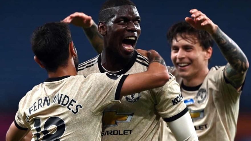 Paul Pogba ghi bàn, MU thắng thuyết phục Aston Villa