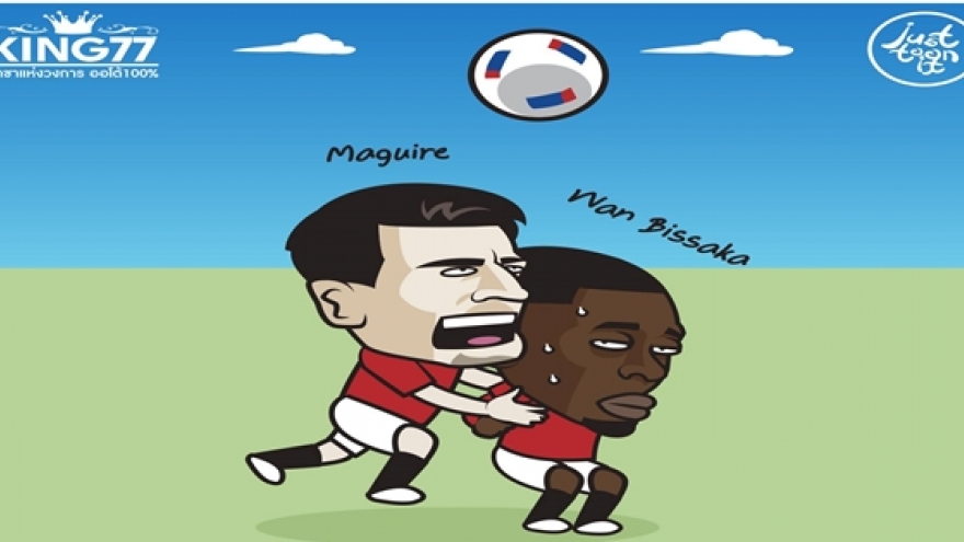 Biếm họa 24h: MU phá kỷ lục vì Harry Maguire nhưng lại mua nhầm Harry “mắc hài“