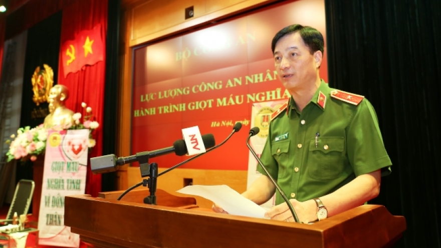 Bộ Công an phát động hiến máu tình nguyện trong CAND