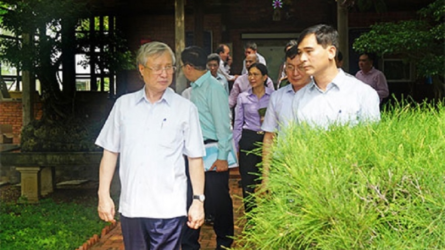 Thường trực Ban Bí thư Trần Quốc Vượng thăm và làm việc tại Bình Thuận