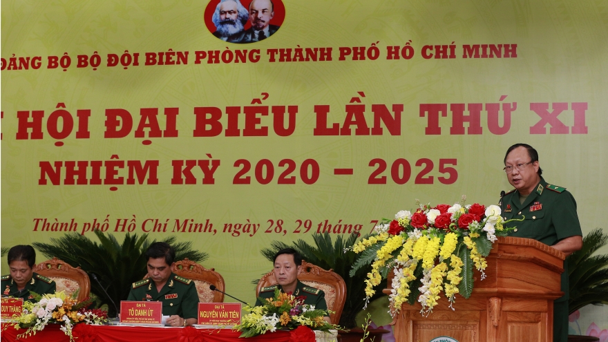 Đại tá Nguyễn Duy Thắng tái đắc cử Bí thư Đảng ủy BĐBP TP Hồ Chí Minh
