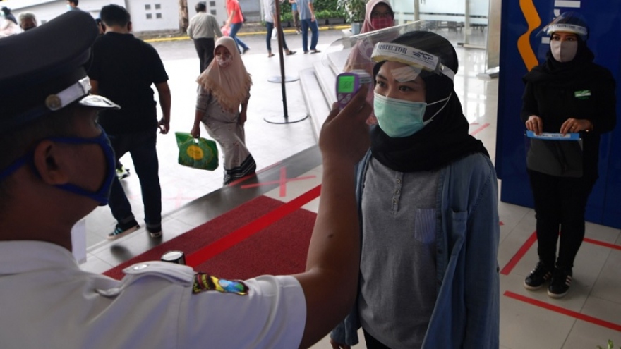 Indonesia kiểm soát Covid-19 ở công sở trong điều kiện bình thường mới