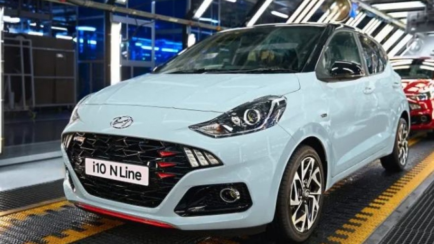 Hyundai i10 N Line mới giá từ 470 triệu đồng