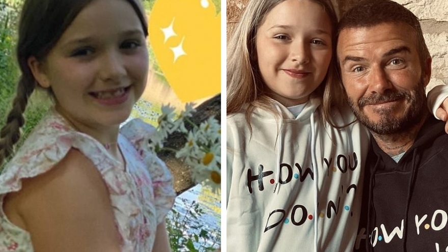 David Beckham khoe con gái cưng xinh đẹp “đốn tim” fan