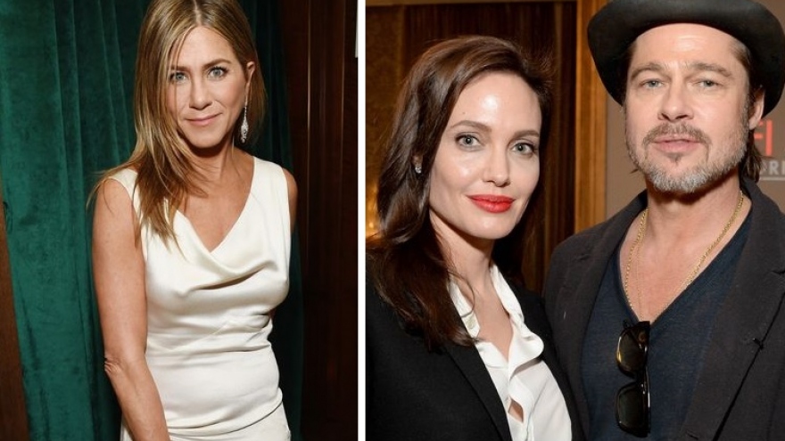 Jennifer Aniston phản ứng khi Brad Pitt thân thiết với Angelina Jolie