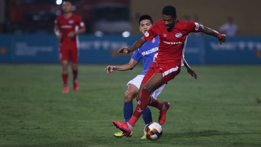 Vòng 4 V-League: Bình Dương, Đà Nẵng thắng huỷ diệt, Viettel hoà hú vía