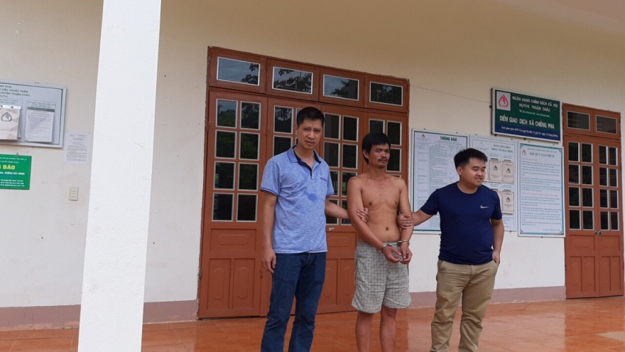 Đã bắt được nghi phạm giết người bỏ trốn ở Sơn La