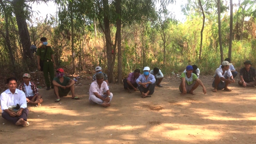 Triệt phá tụ điểm đá gà ăn tiền, xử lý 15 đối tượng