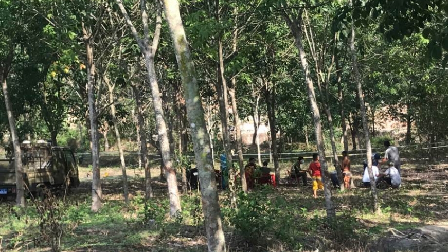Làm rõ vụ phát hiện thi thể cháy đen trong lô cao su ở Bình Dương