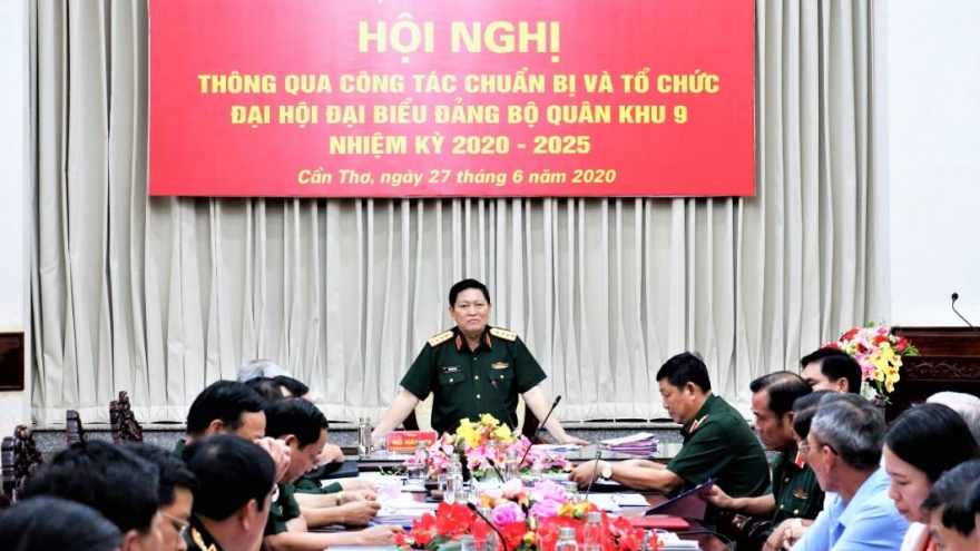 Thường vụ Quân uỷ TƯ kiểm tra công tác chuẩn bị Đại hội Đảng bộ Quân khu 9