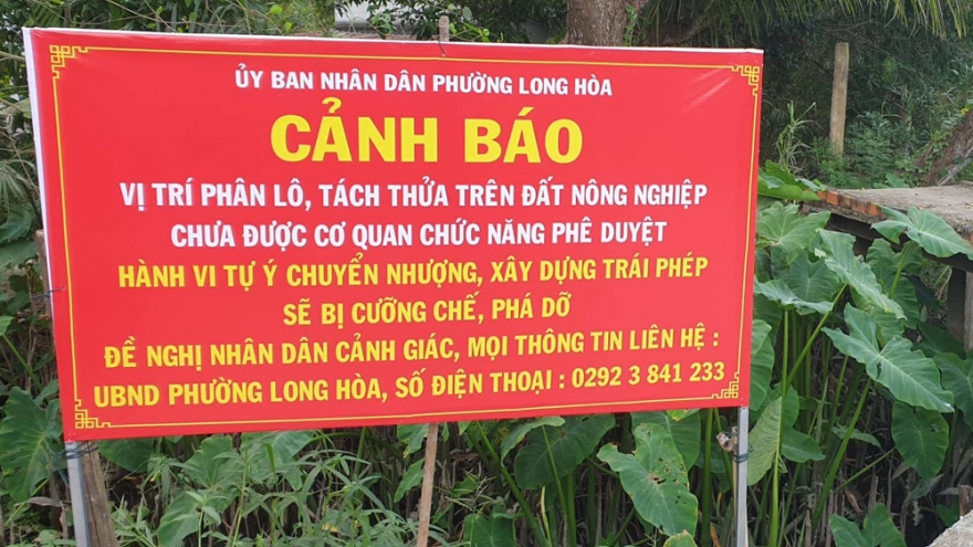 Cần Thơ thông tin tiến độ điều tra sai phạm đất đai ở quận Bình Thủy