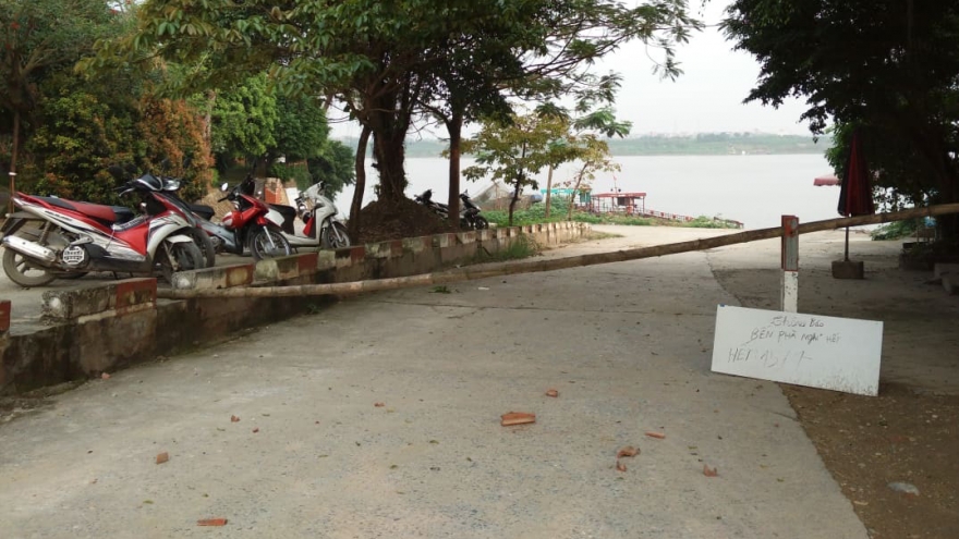 Chống dịch Covid-19: Hà Nội ngừng hoạt động 10 bến đò ngang