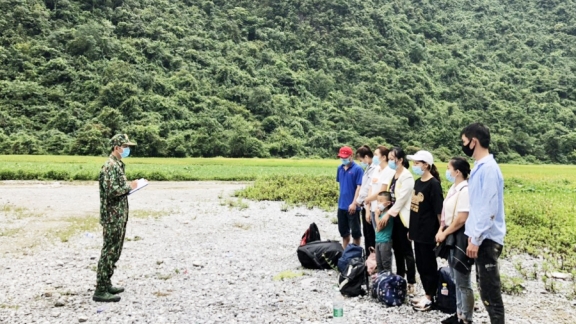 Nửa tháng, tỉnh Cao Bằng có gần 500 đối tượng nhập cảnh trái phép