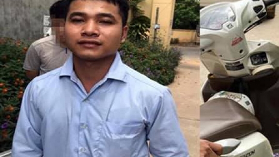 Bắt đối tượng giật dây chuyền vàng của người phụ nữ bán hoa quả