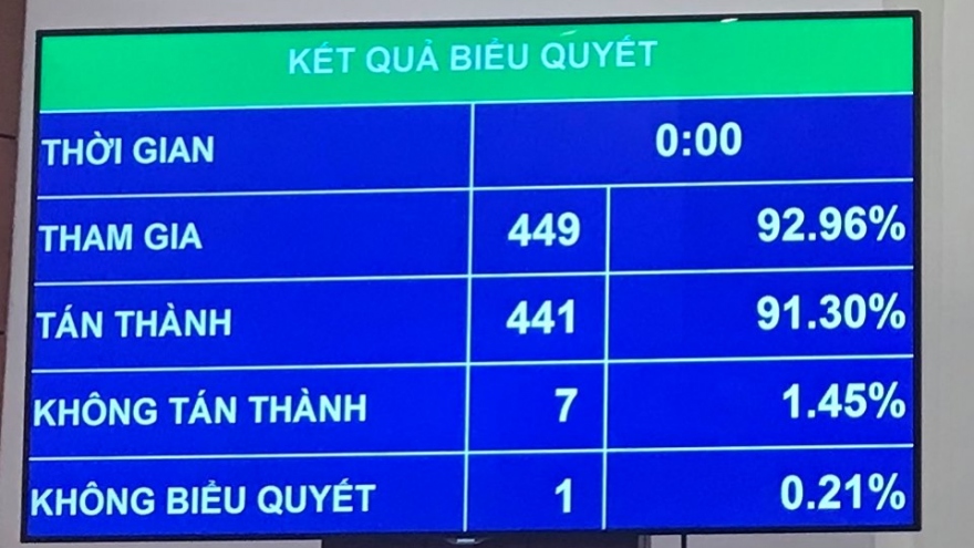 Quốc hội biểu quyết Luật Thanh niên và Luật Hòa giải (sửa đổi)