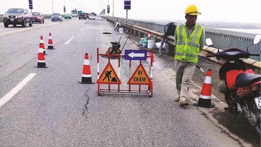 Cấm lưu thông trên cầu Thăng Long từ ngày 8/8 đến cuối năm để “đại tu”