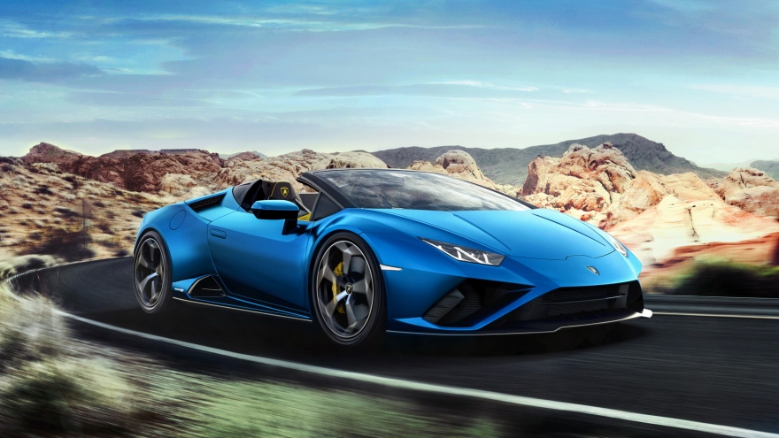 Lamborghini ra mắt phiên bản mui trần của Huracan EVO RWD