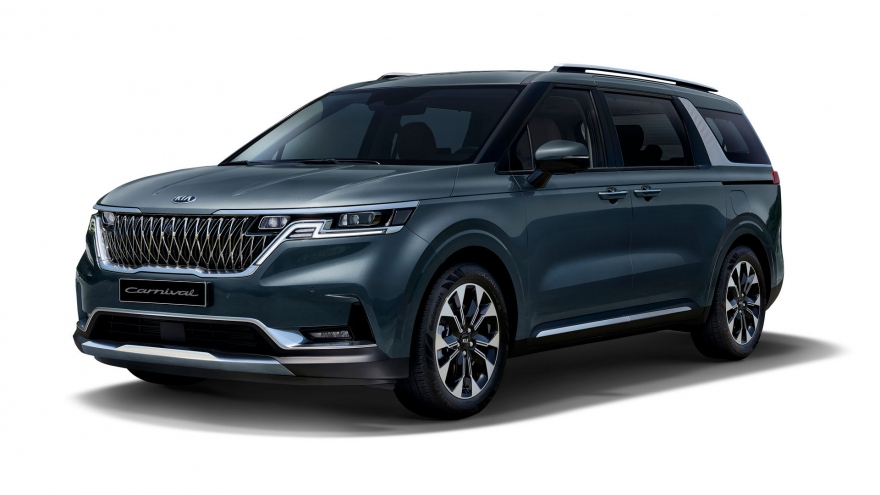 Kia Sedona 2021 góc cạnh và vuông vức hơn nhằm thu hút khách hàng trẻ