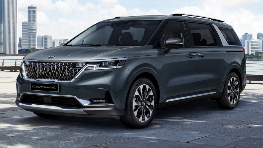 Lộ hình ảnh nội thất chiếc Kia Sedona 2021