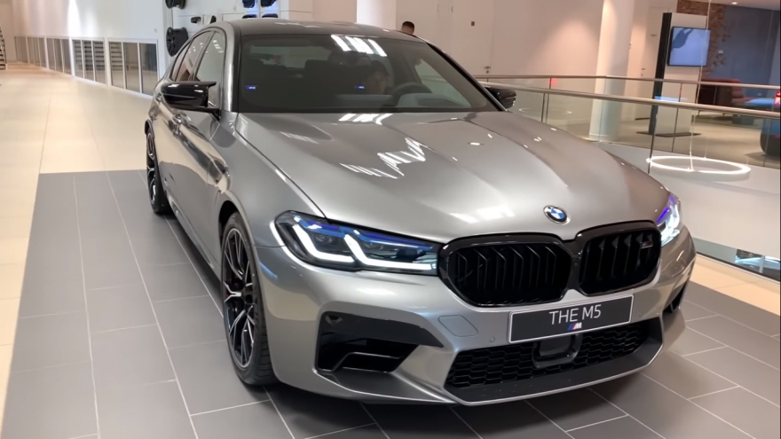 Cận cảnh chiếc BMW M5 Competition 2021 bản nâng cấp