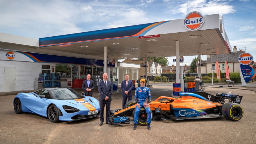 McLaren và thương hiệu dầu Gulf “bắt tay” trở lại