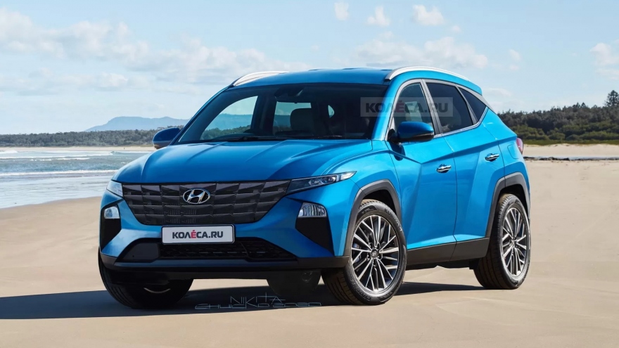 Lộ diện những hình ảnh đầu tiên của Hyundai Tucson 2021