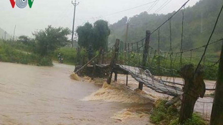 Mưa lũ: 5 người chết, 1 người mất tích ở các tỉnh miền núi Bắc Bộ