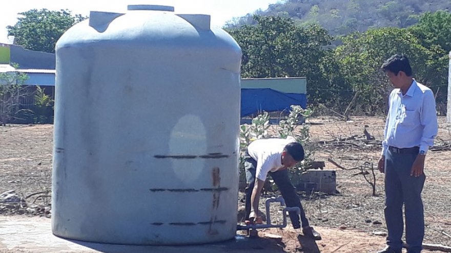 Điểm cấp nước tập trung tại Bình Thuận vừa thiếu vừa yếu