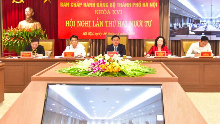 Đảng bộ Hà Nội tập trung thảo luận xem xét 5 nội dung quan trọng