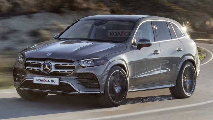 Mercedes GLC 2022 lộ hình ảnh đầu tiên