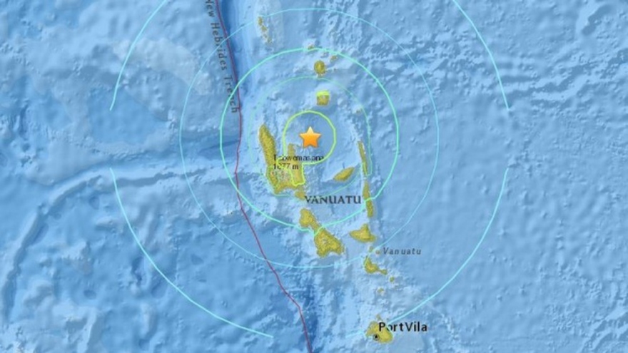 Động đất mạnh 5,1 độ tại Vanuatu