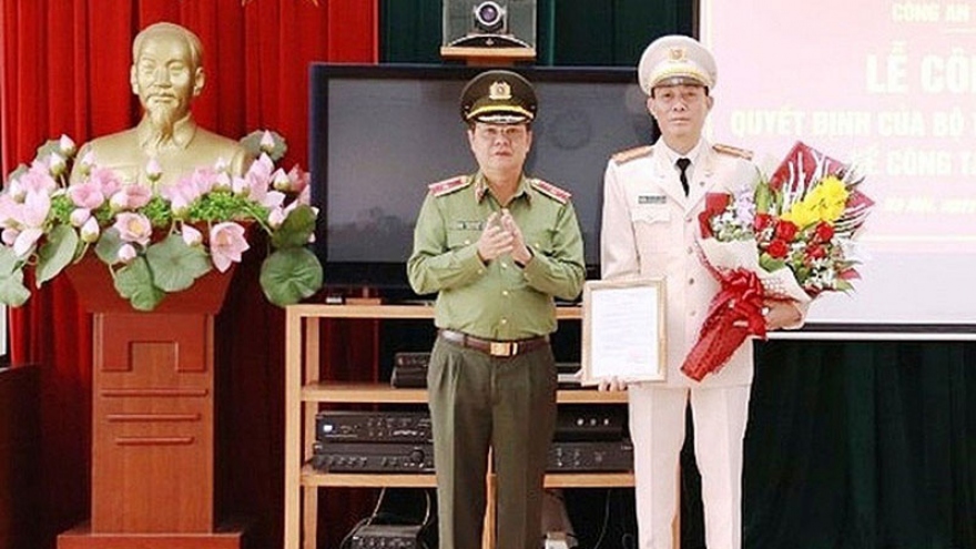 Bổ nhiệm Trưởng Công an quận Long Biên, Hà Nội