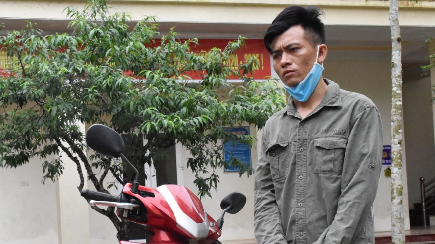 Công an bắt giữ đối tượng trộm xe sau 1 giờ gây án