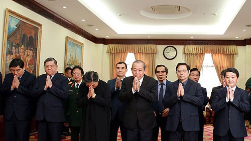Đoàn đại biểu cấp cao Đảng, Nhà nước viếng "người Bạn lớn" của Việt Nam