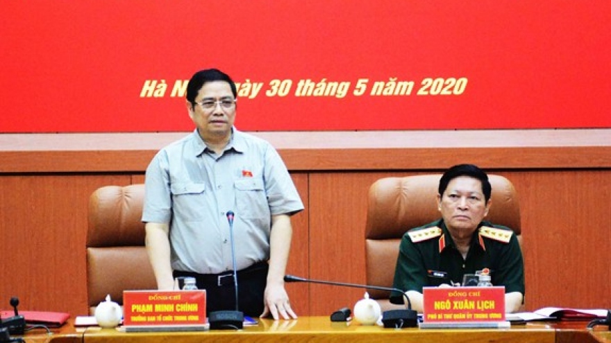 Đoàn công tác của Ban Bí thư làm việc với Ban Thường vụ Quân ủy TƯ