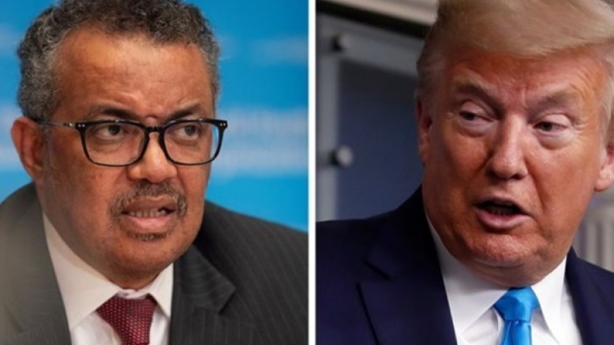 WHO kêu gọi Mỹ, Trung Quốc “ngừng chính trị hóa virus SARS-CoV-2”