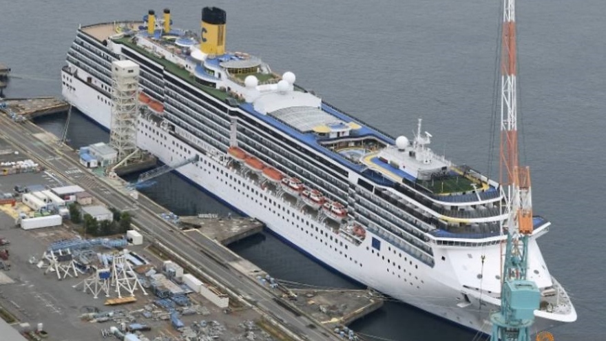 Du thuyền Costa Atlantica rời Nhật Bản sau hơn một tháng cách ly