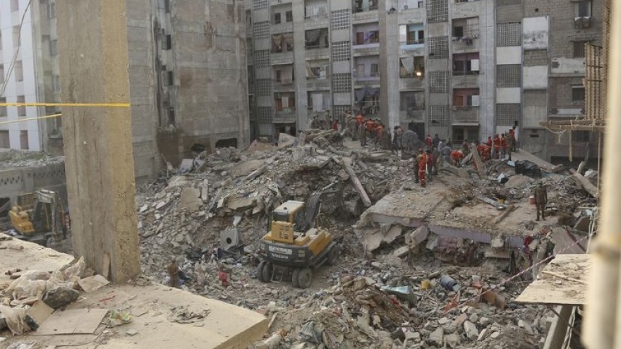 Sập nhà ở Pakistan, ít nhất 22 người chết