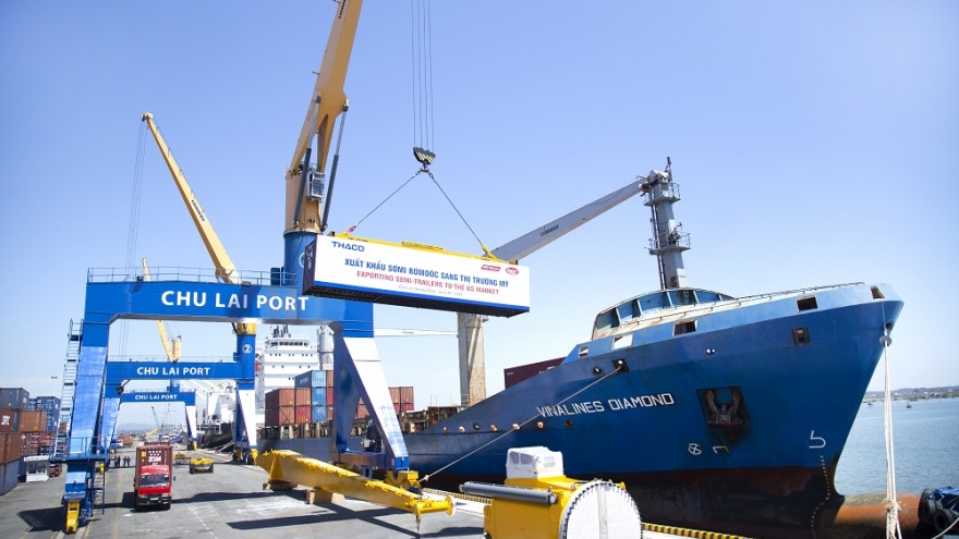 THACO tiếp tục xuất khẩu sơmi rơmoóc sang Mỹ