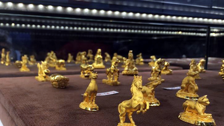 Giá vàng trong nước tăng trên 49 triệu đồng/lượng