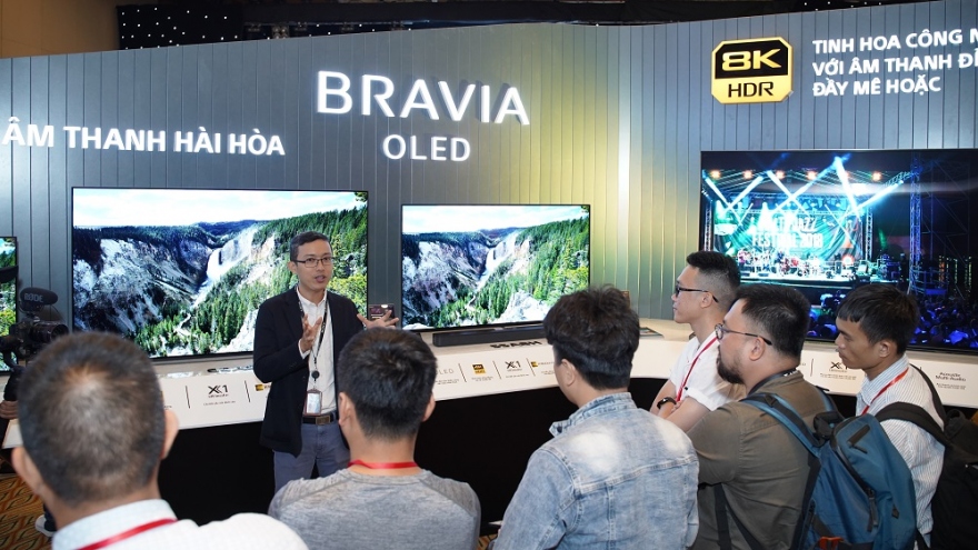 Ti vi 8K đầu tiên của Sony đổ bộ thị trường Việt Nam