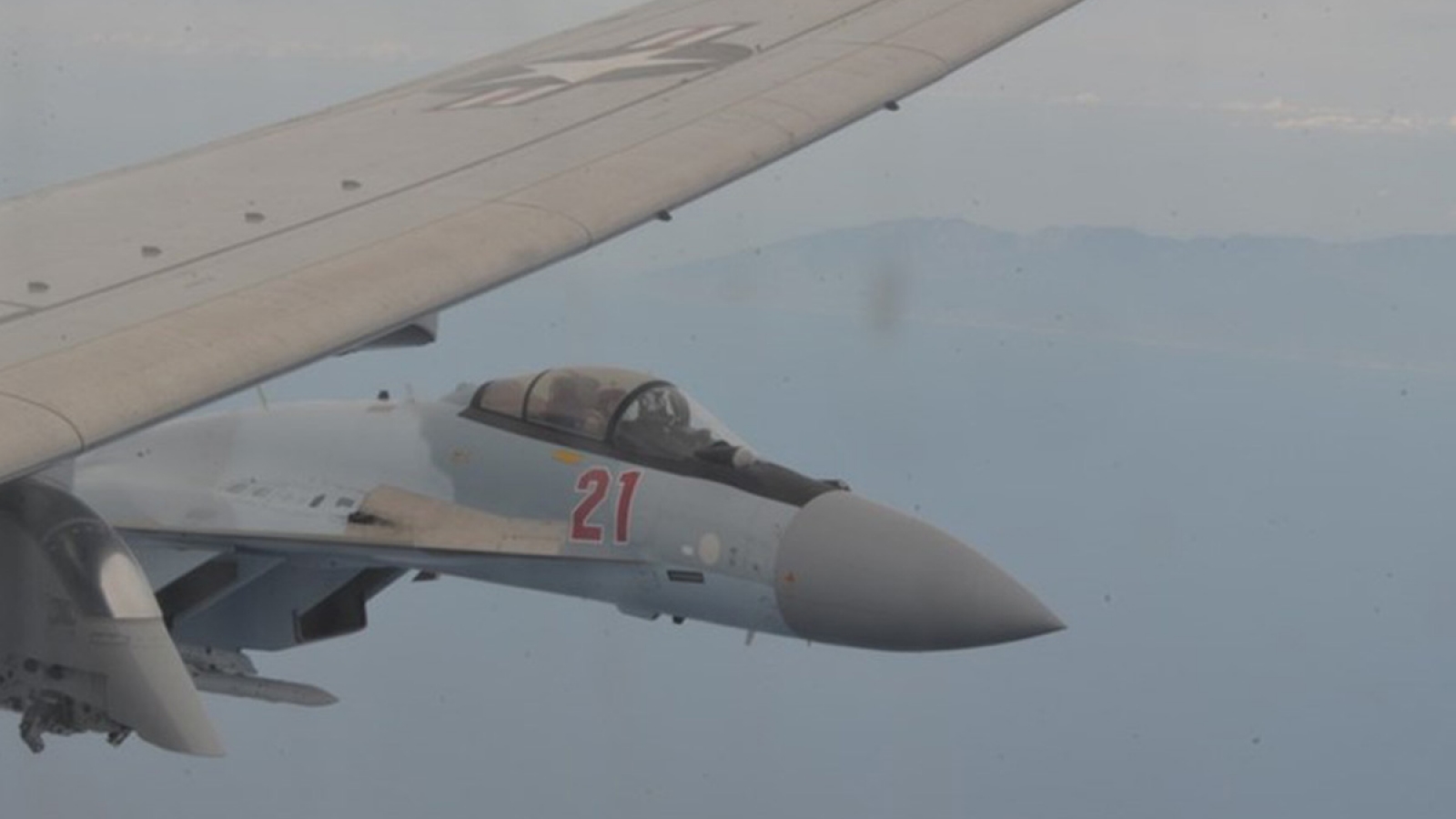 Mỹ tố Su-35 của Nga gây nguy hiểm cho trinh sát cơ Mỹ ở Địa Trung Hải