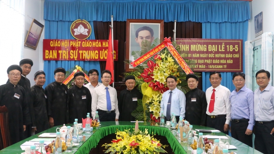 Chúc mừng đại lễ kỷ niệm 81 năm Ngày khai sáng đạo Phật giáo Hòa Hảo