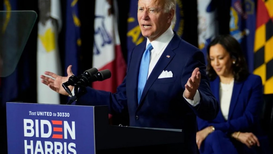 Biden cam kết đánh bại Trump, mở ra chương mới trong lịch sử nước Mỹ