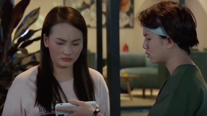 Những ngày không quên tập 9: Thư và Dương xem clip đánh ghen của Quốc