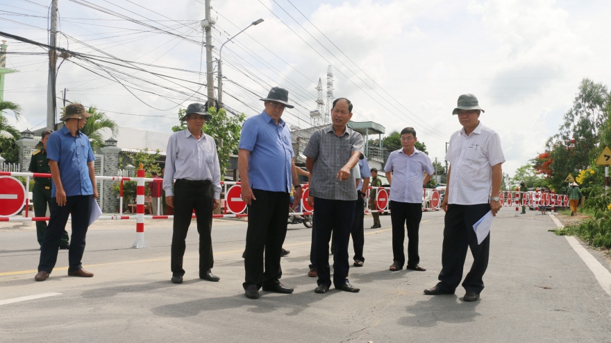 An Giang kiến nghị chỉnh trị dòng chảy sông Hậu để bảo vệ Quốc lộ 91