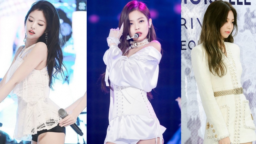 Jennie (Black Pink) đẹp mong manh trong trang phục trắng thanh khiết