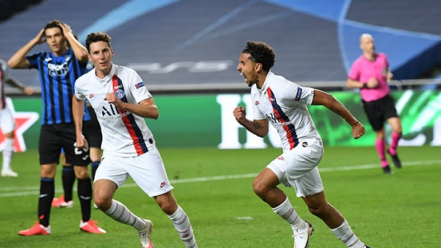 Ngược dòng thần thánh trước Atalanta, PSG vào bán kết Champions League