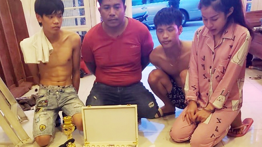 Nhóm người Việt buôn ma túy xuyên biên giới bị bắt ở Campuchia